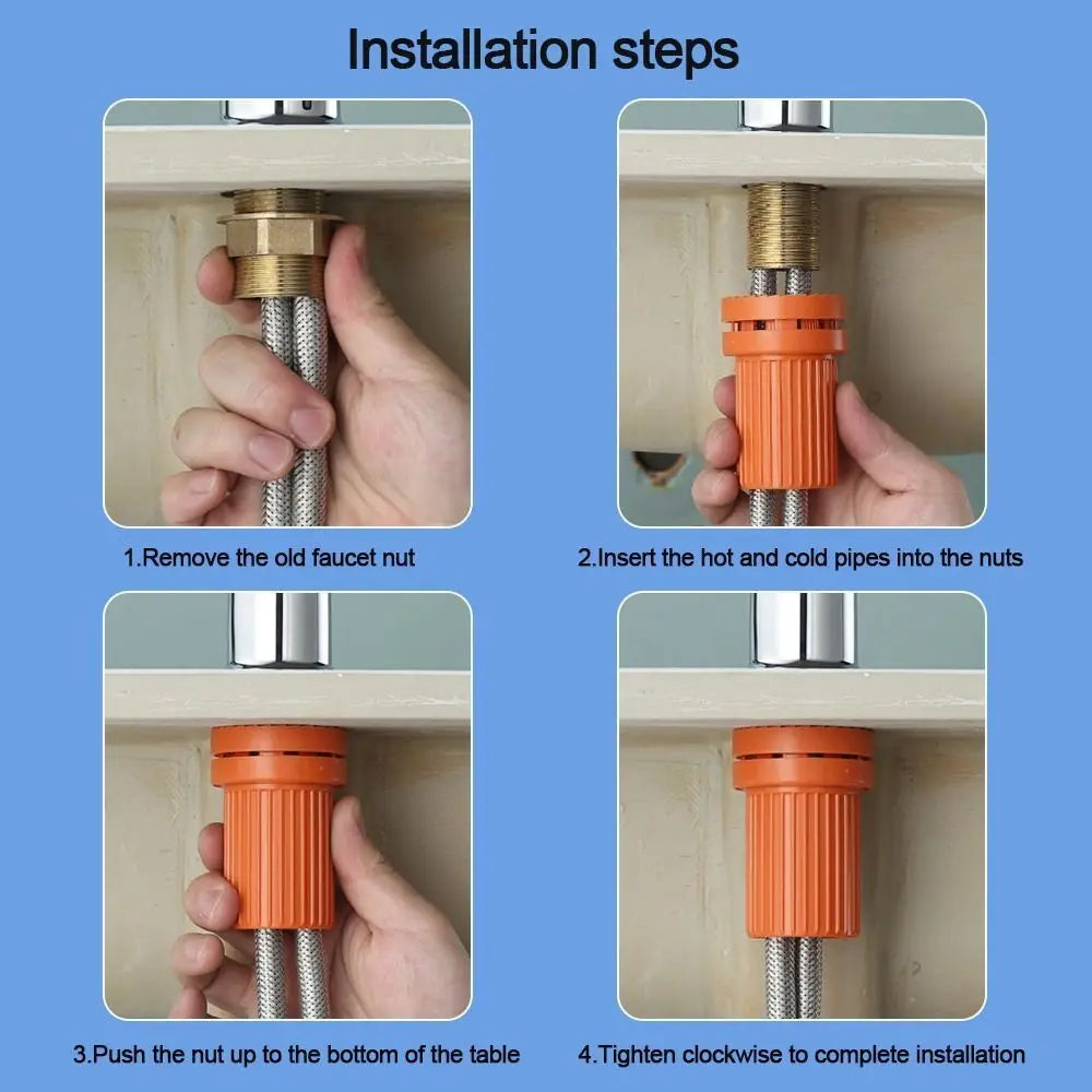 Faucet Fixed Base Wash Basin Fixation Foot Nut