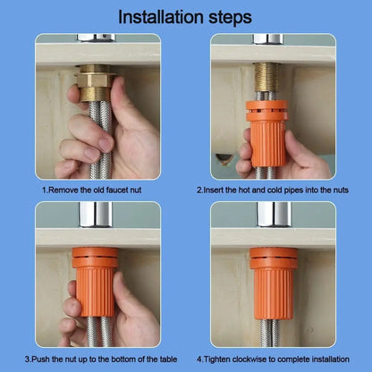 Faucet Fixed Base Wash Basin Fixation Foot Nut