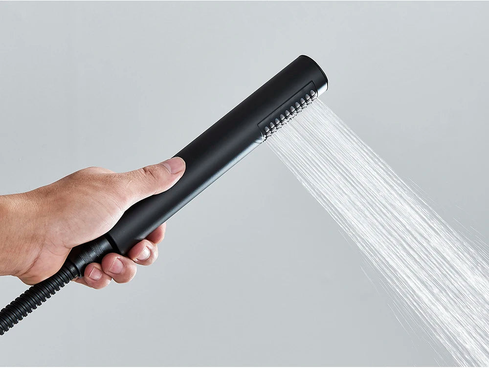 Poiqihy Golden Handshower Head 150cm Stainless Steel Shower