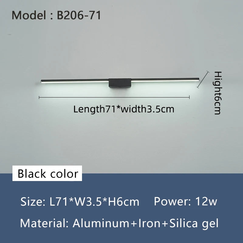 Neo Gleam Led Bathroom Mirrior Light Modern Wall