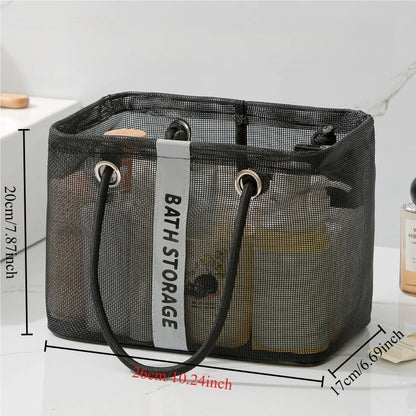 Large Mesh Shower Caddy Wide Mouth Quick Dry