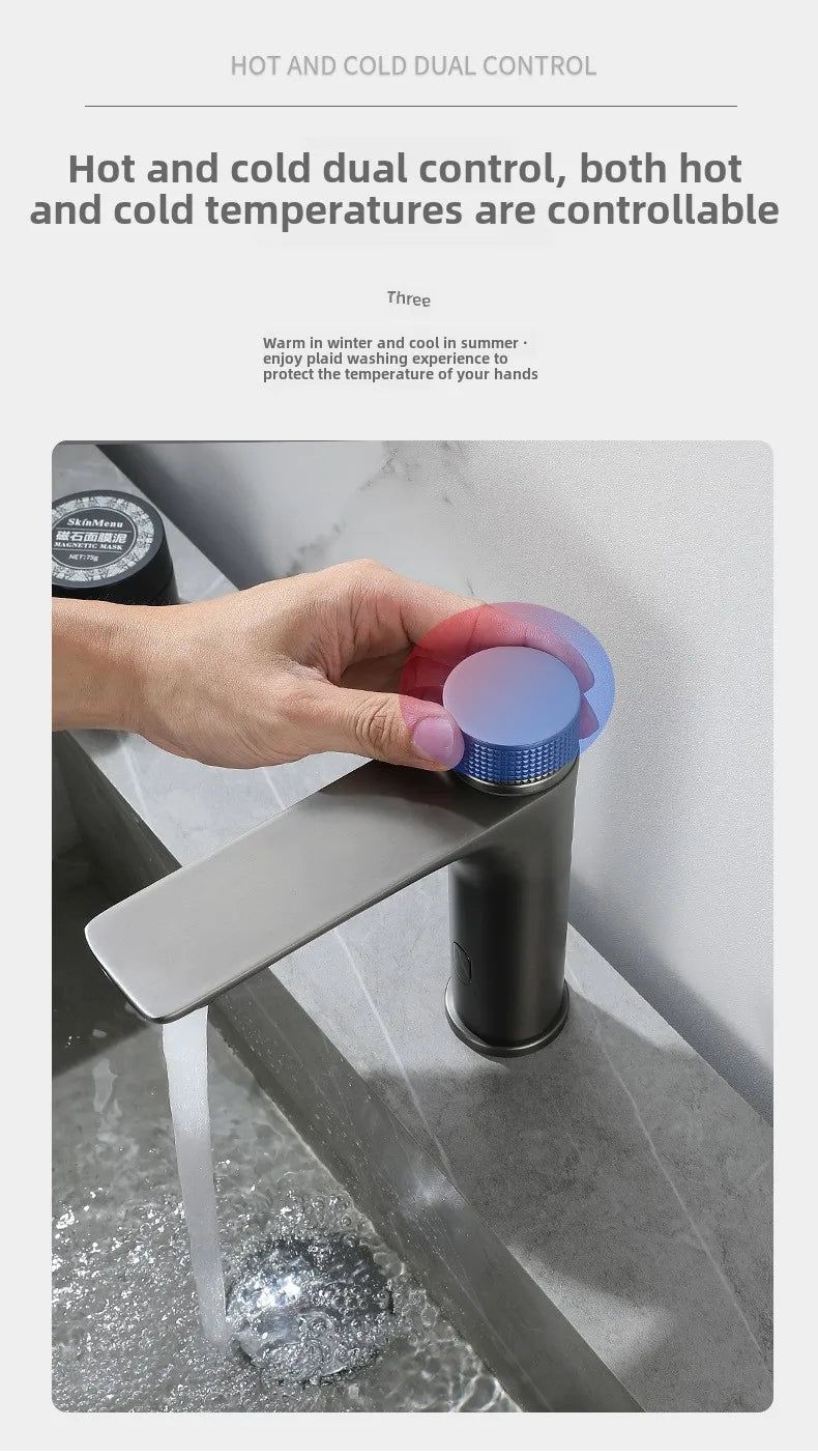 304 Stainless Steel Cold Water Basin Faucet Infrared