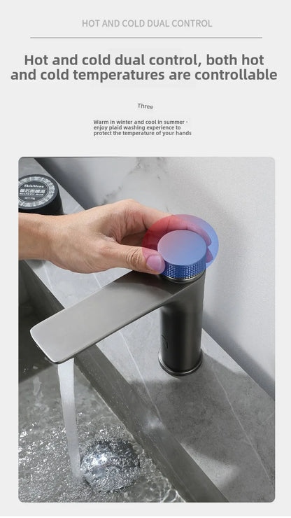 304 Stainless Steel Cold Water Basin Faucet Infrared