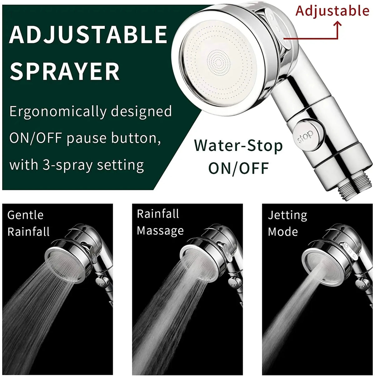 Shower Faucet Hose Handheld Shower Head Spray Tap