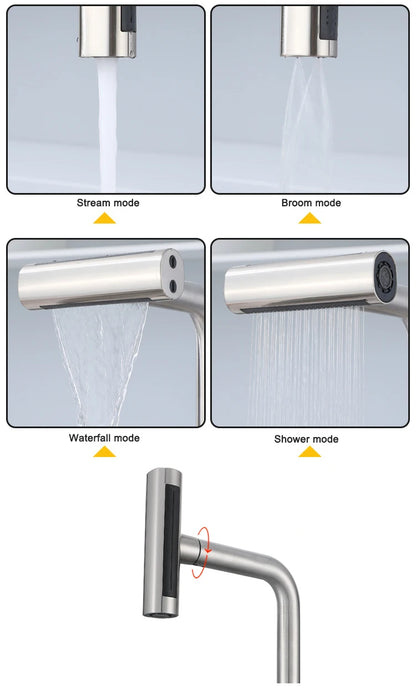 Fly Rain Touch Faucets 304 Stainless Steel Cold
