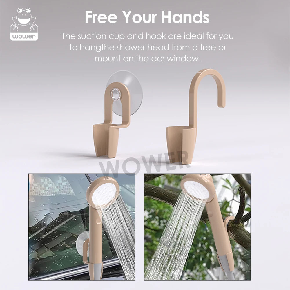 Wower Shower 2200mah Ipx8 Waterproof Electric Shower 2m