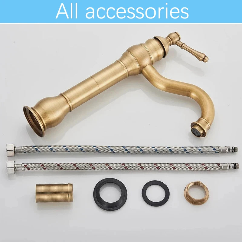 Bathroom Basin Sink Faucet Mixer Tap Handle Hole