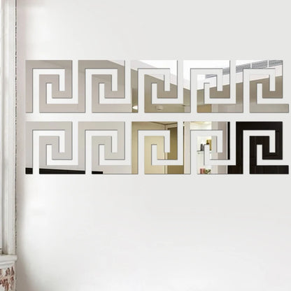 5/10cm Acrylic Wall Mirror Sticker Adhesive Living Room