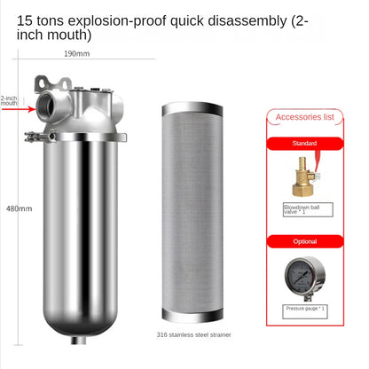 Explosion-Proof Commercial Tap Water Pre-Filter Water Purifier