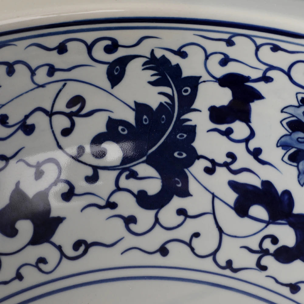 Zappo Jindezhen Ceramic Bathroom Vessel Sink Faucet Combo