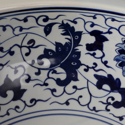Zappo Jindezhen Ceramic Bathroom Vessel Sink Faucet Combo