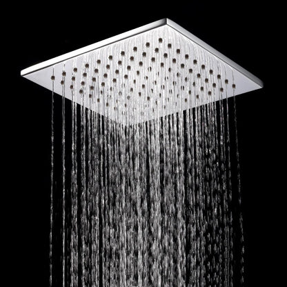 Brass Square Rain Shower Head Quality Bathroom Bath