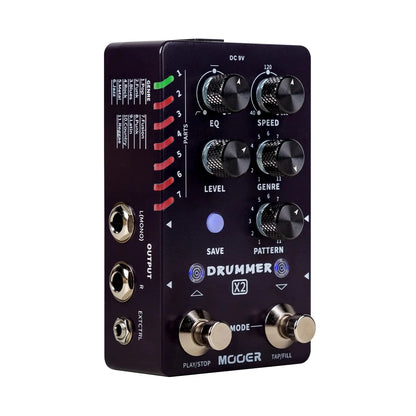 Mooer Drummer X2 Professional Stereo Multi Drum Machine