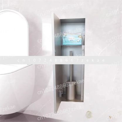 304 Stainless Steel Embedded Bathroom Niche Hidden Toilet
