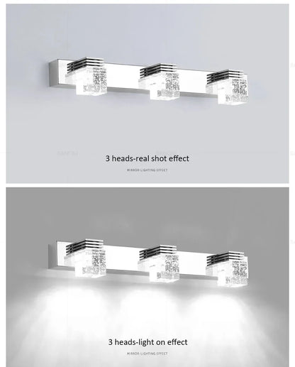 Modern Led Wall Lamp Crystal Sconce Living Dining