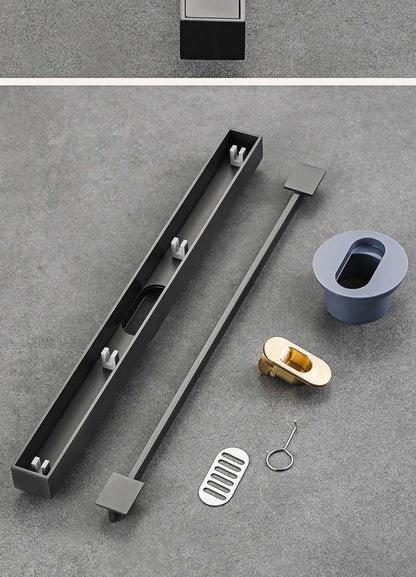2cm Wide Floor Drain Stainless Steel Linear Narrow