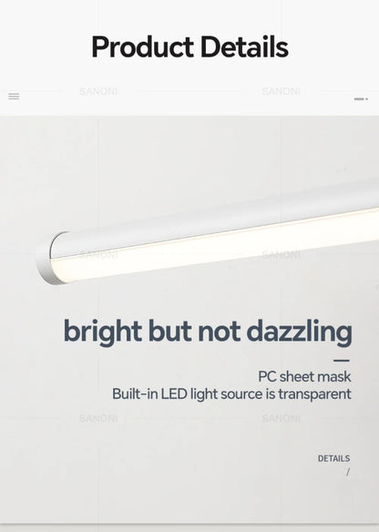 Modern Led Wall Lamp Bathroom Mirror Lamp Retractable