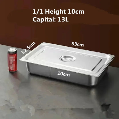 Square Basin Rectangle Tray Basin Lid Gn Pan