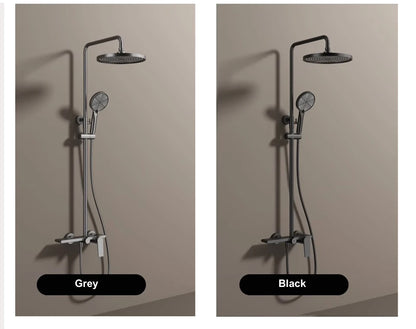 Rose Gold Bathroom Shower System 12 Inch Rain