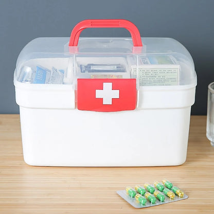 1pcs 2-Tier Medicine Organizer - Medicine Cabinet Handle