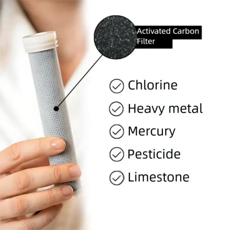 Filter Shower Head Beauty High Pressure Black Hand