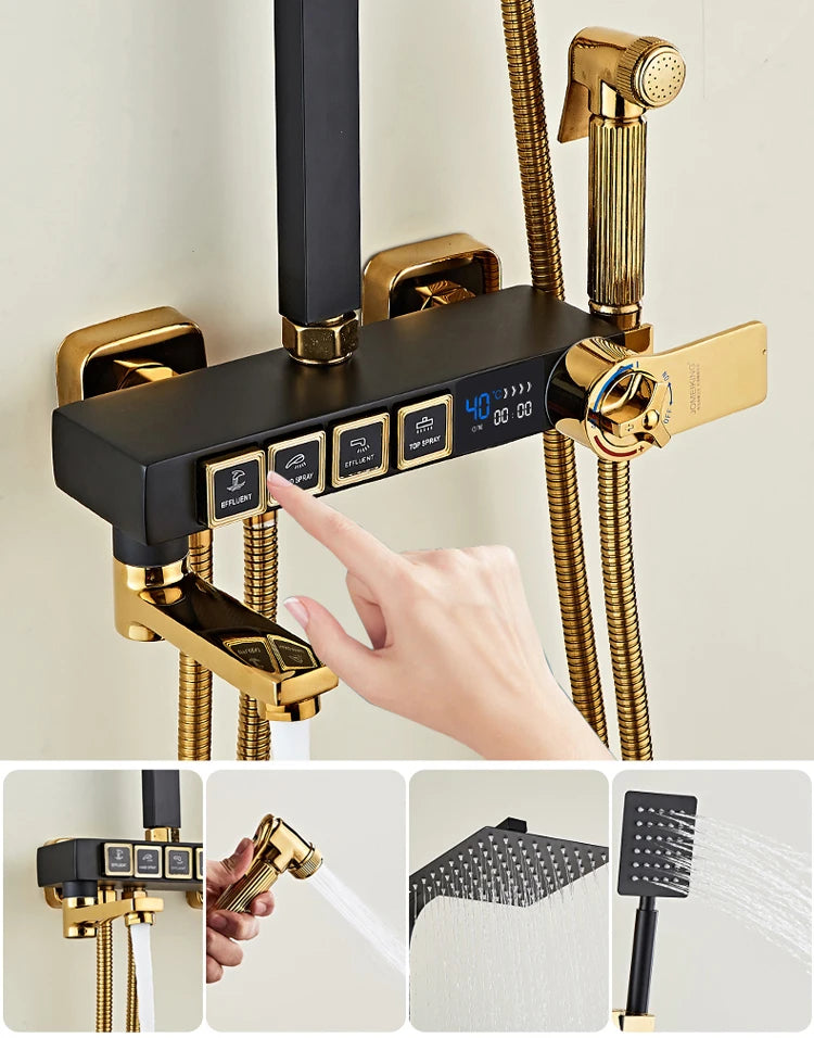 Digital Bathroom Shower Quality Brass Cold Bathroom Mixer
