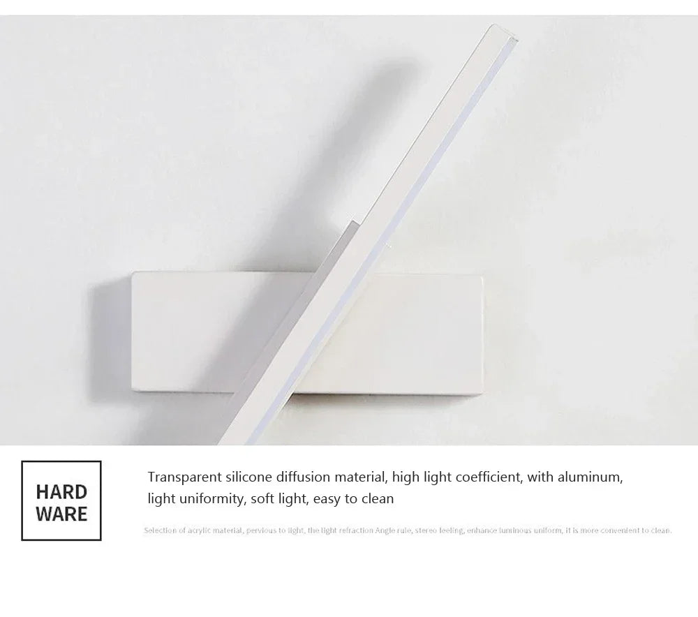 Modern Retractable Led Bathroom Mirror Light Makeup Vanity