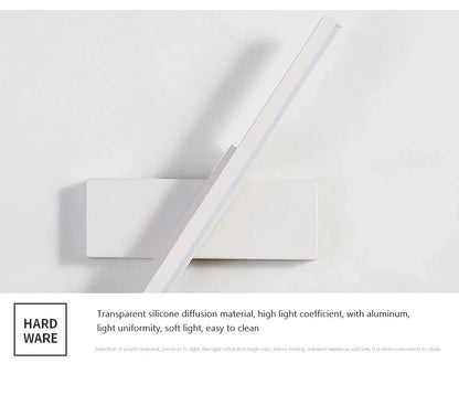 Modern Retractable Led Bathroom Mirror Light Makeup Vanity