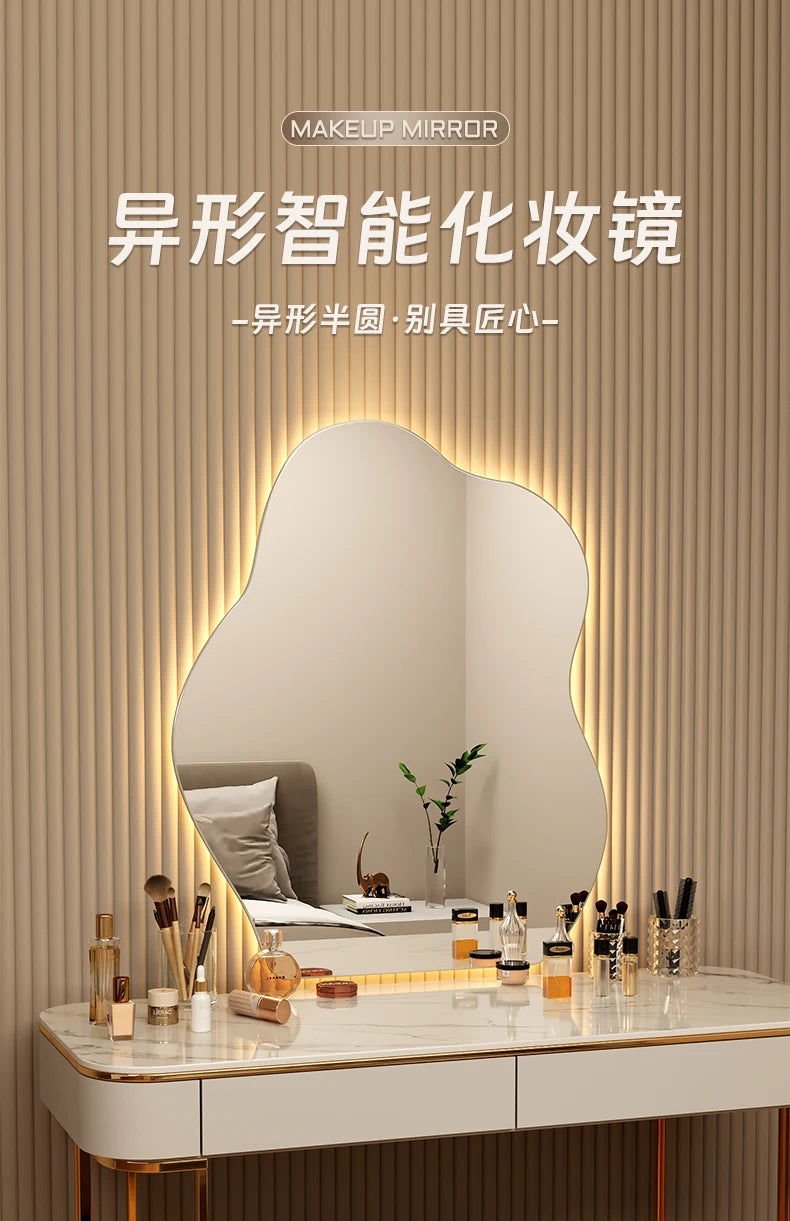 Wavy Wall Mirror Living Room Decoration Modern Art