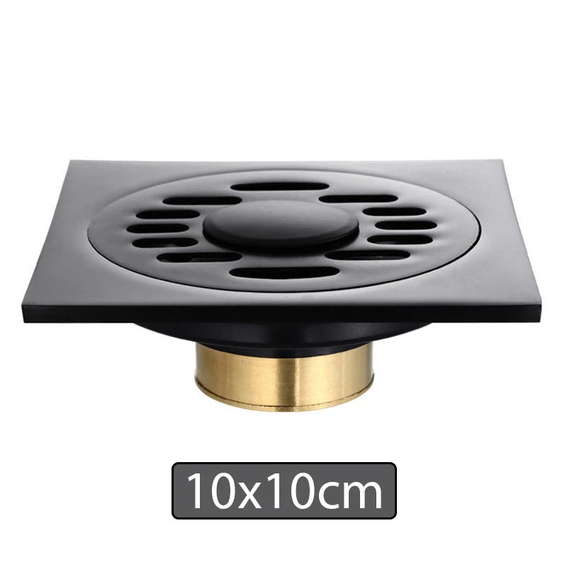 Brass Shower Drain Bathroom Floor Drain Washing Machine