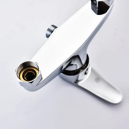 Brass Shower Faucet Mixer Valve Shower Head Hidden