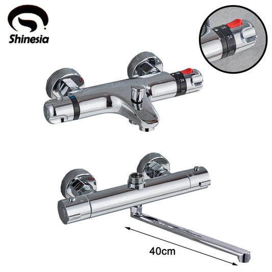 Shinesia Thermostatic Shower Faucet Mixing Valve Bathroom