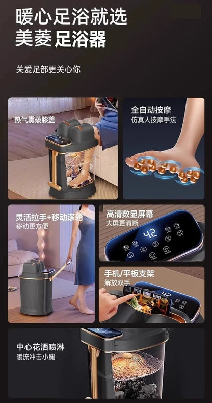 Foot Soaking Bucket Electric Massager Foot Wash Basin