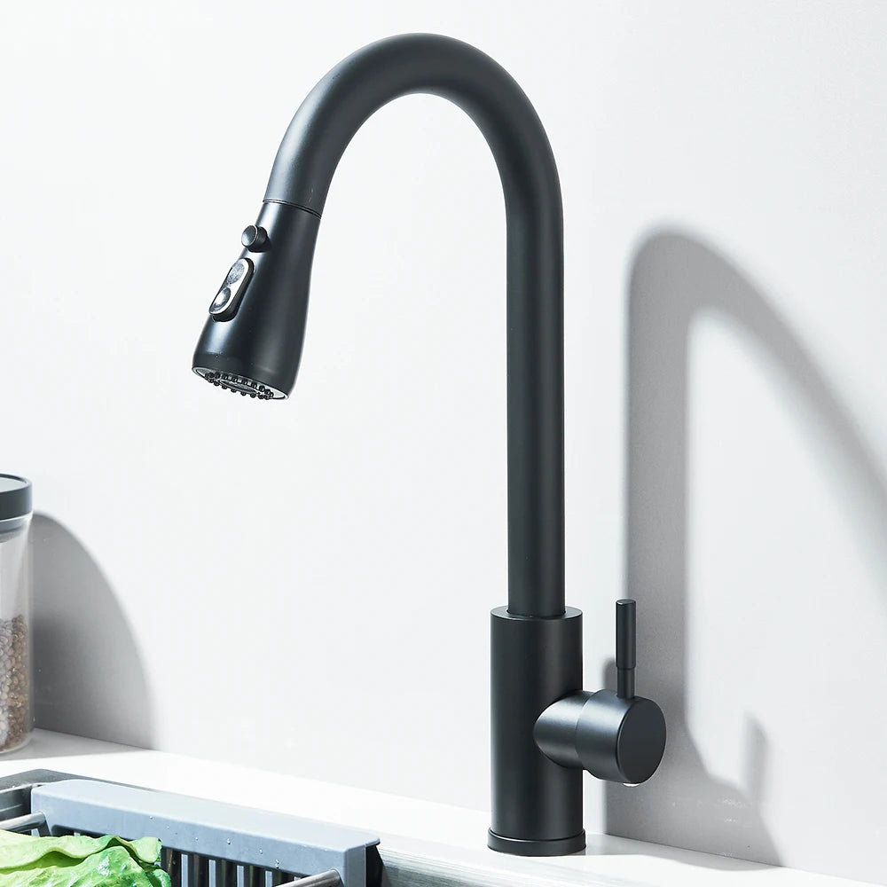 Faucet Brushed Nickel Color Surface Cold Water Faucet