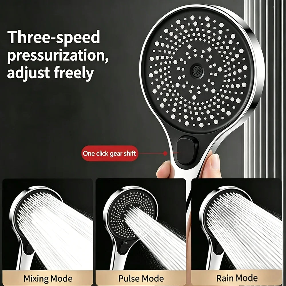 13cm Shower Head Modes Adjustable High Quality High