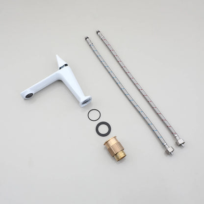 Kemaidi Rose Gold Bathroom Basin Sink Faucet Square