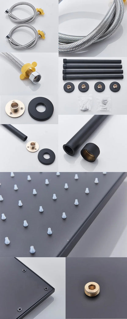 Shinesia Led Bathroom Shower Faucet 40 80cm Large