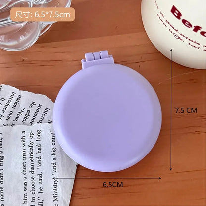Cute Cartoon Foldable Comb Makeup Mirror Air Cushion