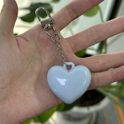Keychain Mirror Storage Box In Pink Blue White