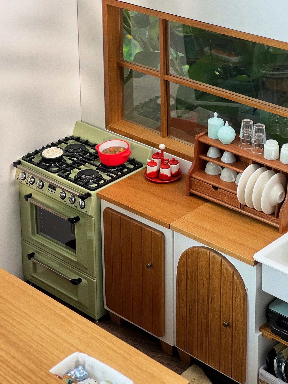 Solid Wood Metal Corner Sink Cabinet Door Cabinet