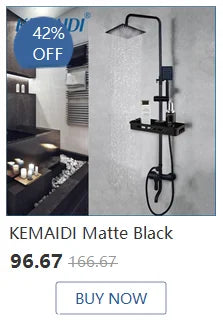 Kemaidi Antique Brass Bathtub Shower Faucet Floor Standing