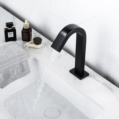 Oxg Black/Chrome Smart Sensor Basin Faucet Automatic Sensor