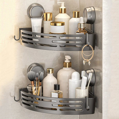 Suction Cup Triangle Corner Shower Caddy Hooks No