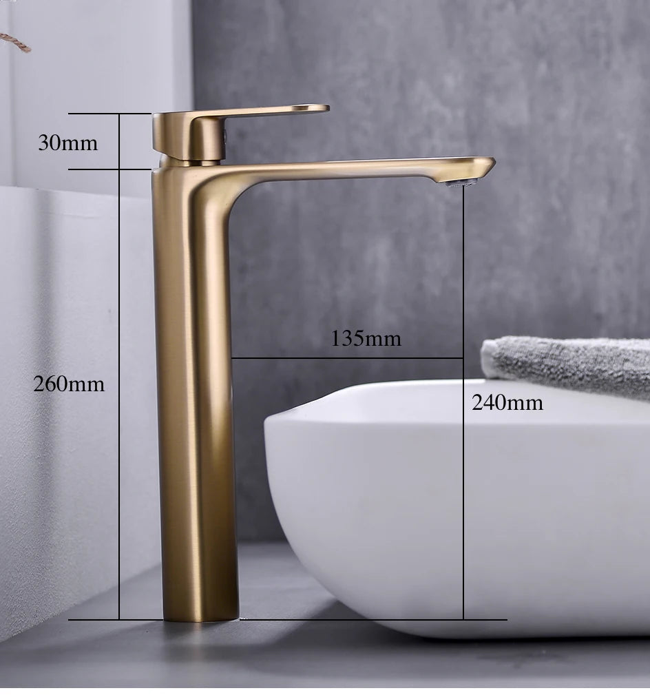 Vgx Bathroom Faucets High Basin Mixer Sink Tall
