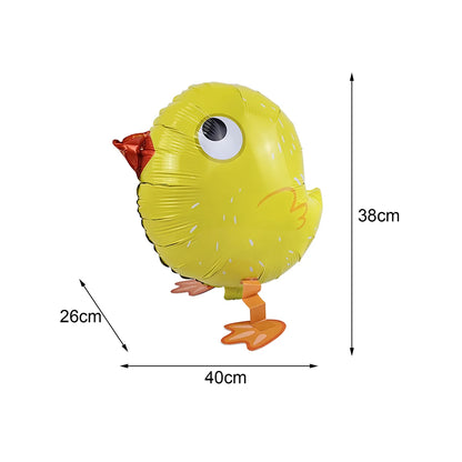10/30/50pcs Farm Mini Animal Balloon Little Pig Duck