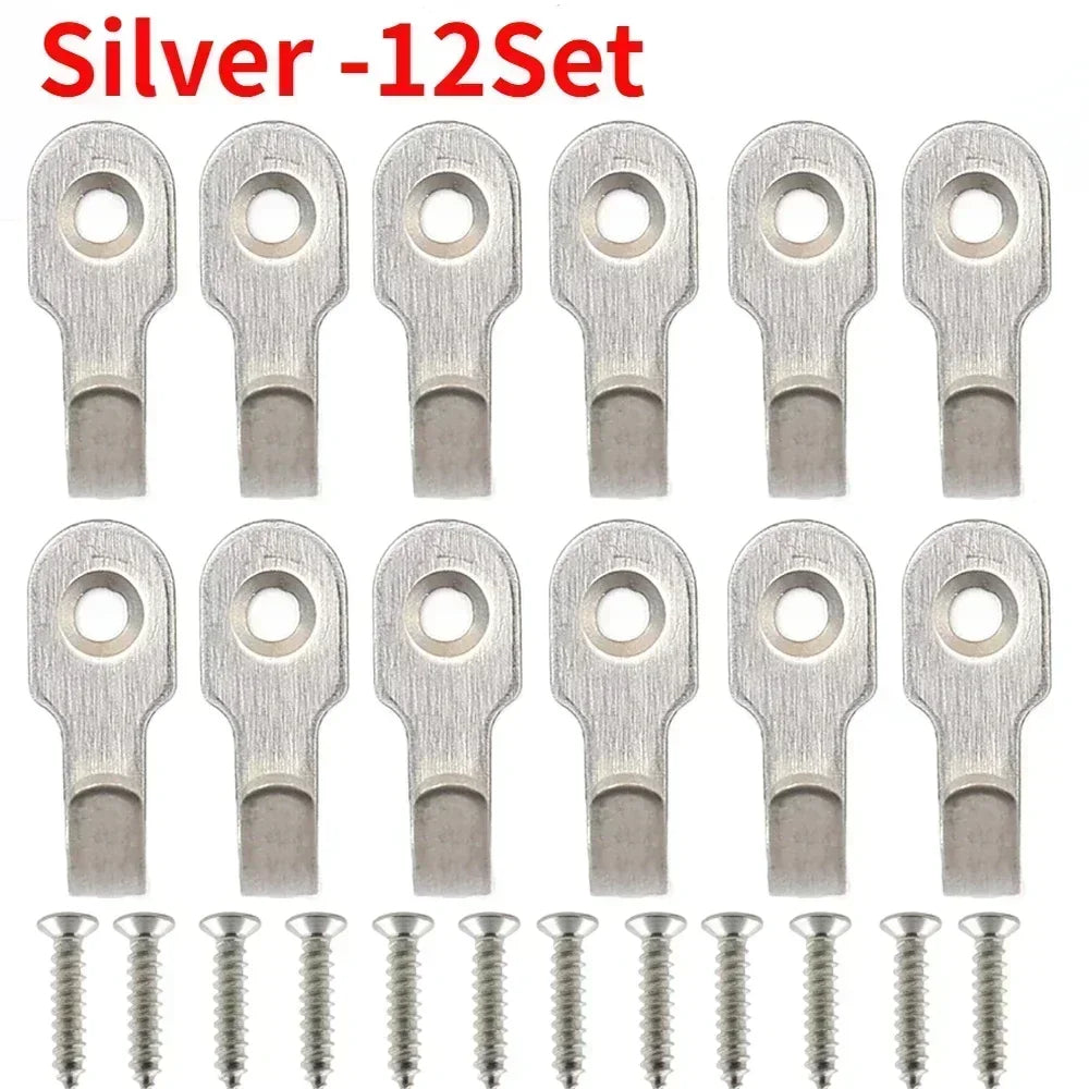 Mini Stainless Steel Hook Screw Items Key Rack