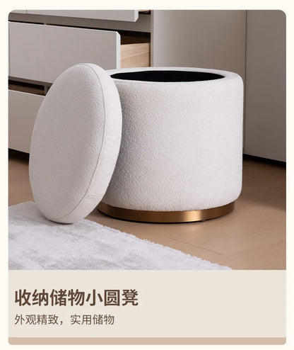 White Modern Vanity Table Living Room Makeup Vanity