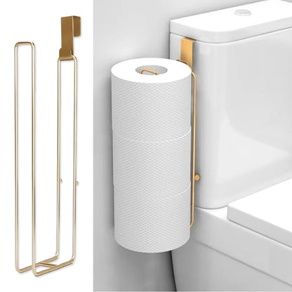 Bathroom Toilet Paper Holder Storage Extra Rolls Over