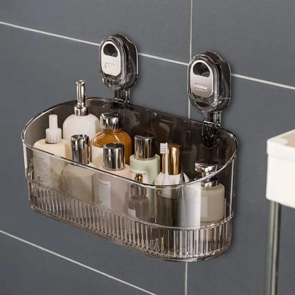 Hanging Shower Shelf Suction Storage Box Large Capacity