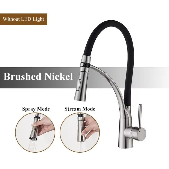 Zappo Gold Waterfall Faucet Roman Handheld Shower Deck